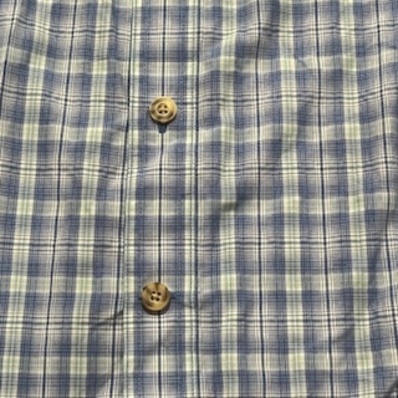 Duluth Trading Company Plaid Shirt Mens Size XL Blue Long Sleeve - Picture 8 of 12